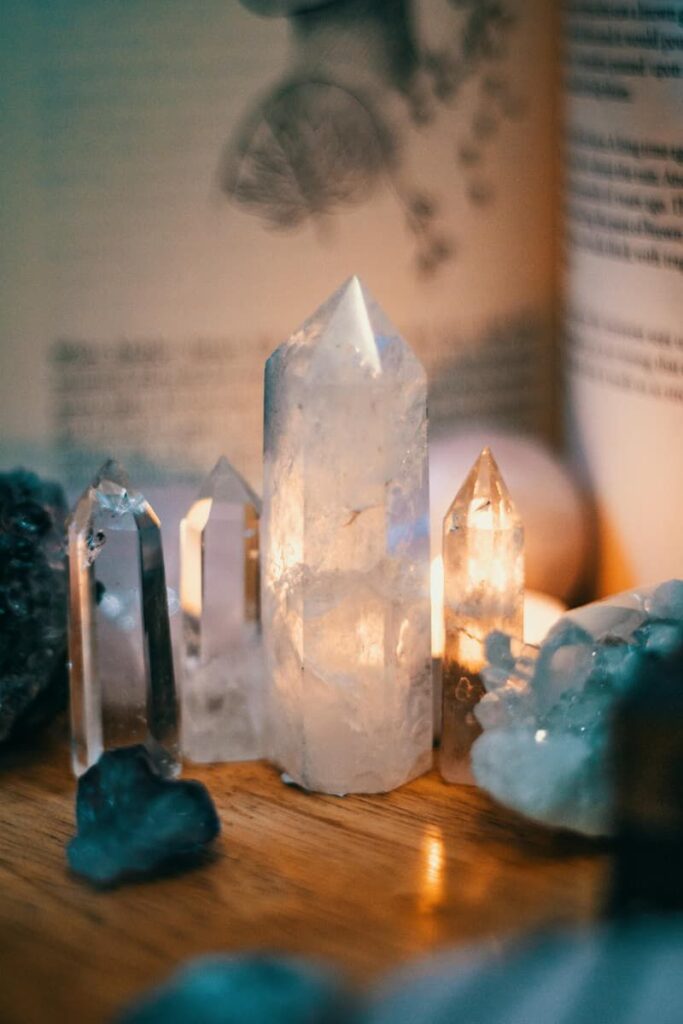 Crystals used in manifesting.